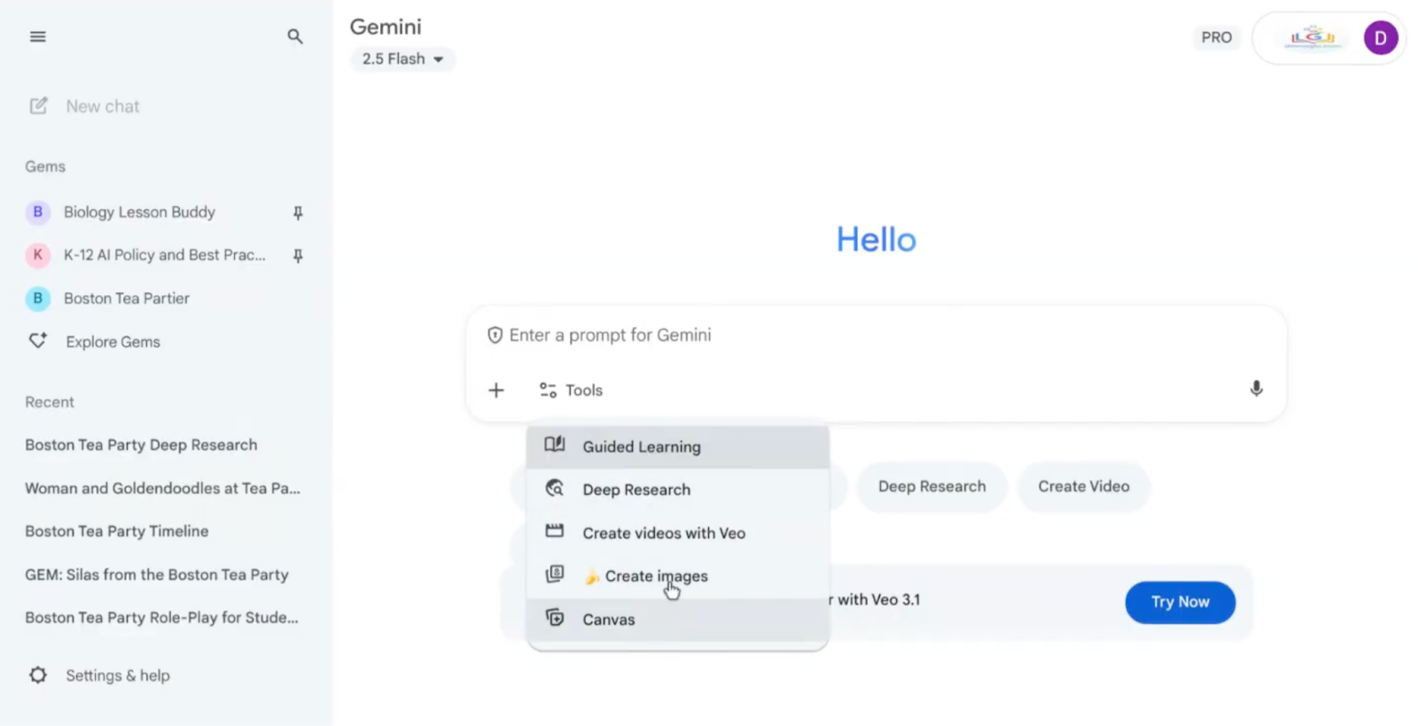 Google Gemini is your virtual assistant for education